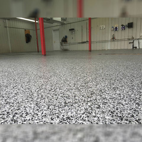 Epoxy garage floor
